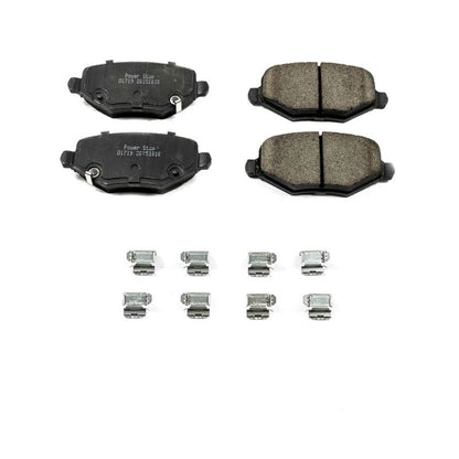 PowerStop Power Stop 12-16 Chrysler Town & Country Rear Z17 Evolution Ceramic Brake Pads w/Hardware