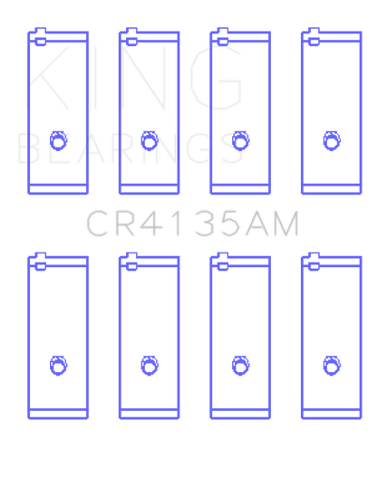 King Engine Bearings 85-01 Toyota 5SFE L4 DOHC 16 Valves (Size +0.75) Rod Bearing Set