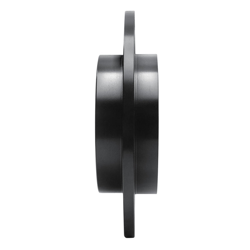 R1 Concepts R1 97-98 Volvo V90 Rear Left Drilled & Slotted Black Brake Rotor