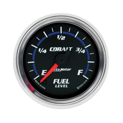 Autometer Cobalt 52mm E-F FSE Fuel Level Gauge
