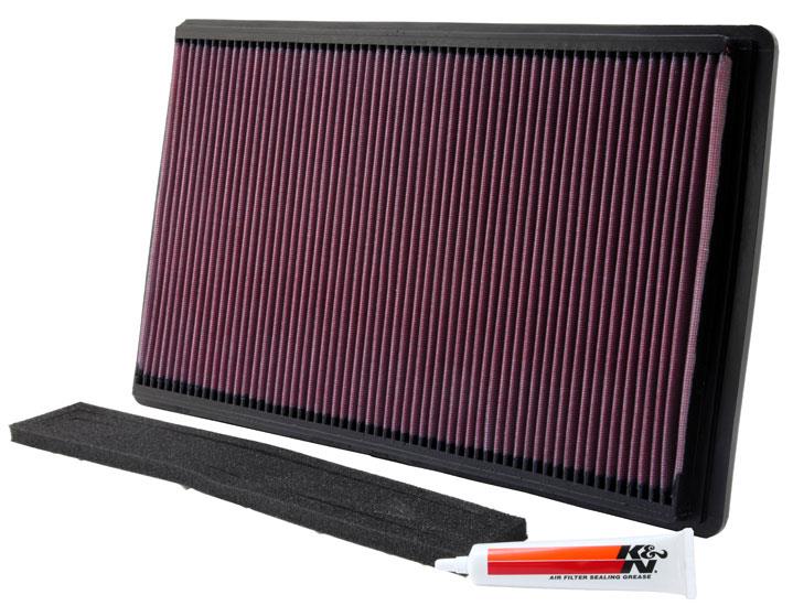 K&N Engineering K&N Replacement Air Filter AIR FILTER, CHEV CORVETTE 5.7L 90-96, PONT FIREBIRD 5.7L 96-97