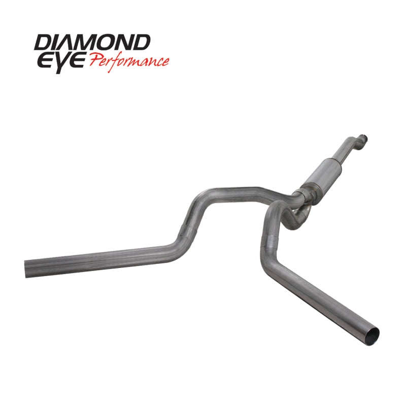 Diamond Eye Performance Diamond Eye KIT 4in Catback DUAL SS: 03-07 FORD 6.0L F250/F350