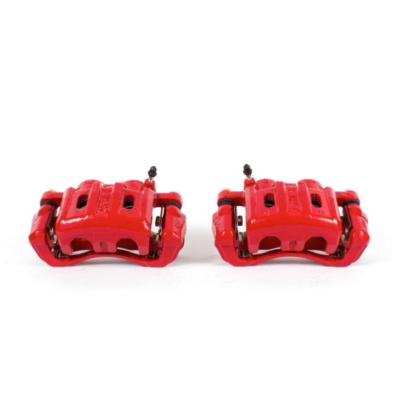 PowerStop Power Stop 97-04 Mitsubishi Diamante Front Red Calipers w/Brackets - Pair