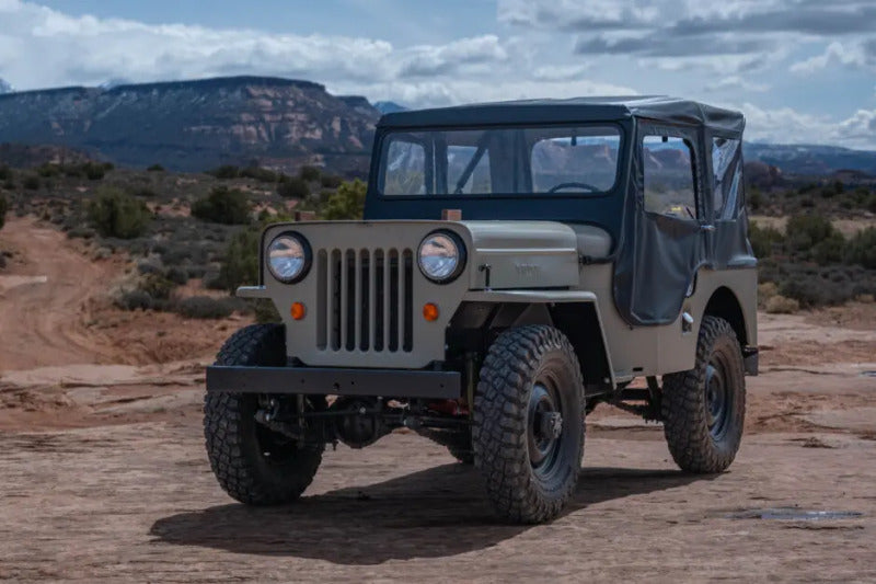 Bestop Jeep 53-64 Cj3B Tigertop (Black Crush)