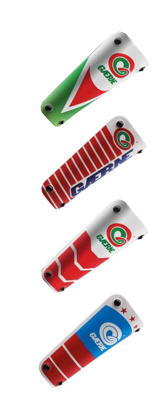 Gaerne GMX Mach 80 Frontal Plates Kit - Stripes