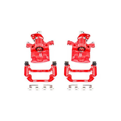PowerStop Power Stop 05-09 Buick Allure Rear Red Calipers w/Brackets - Pair