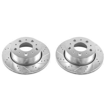 PowerStop Power Stop 14-19 Ram ProMaster 1500 Rear Evolution Drilled & Slotted Rotors - Pair
