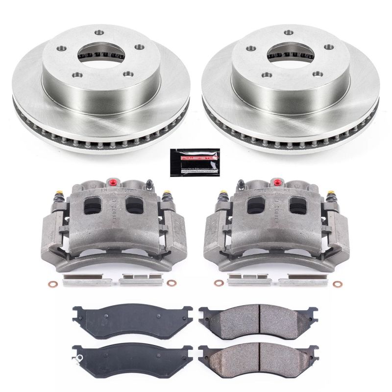 PowerStop Power Stop 00-01 Dodge Ram 1500 Front Autospecialty Kit w/Cals