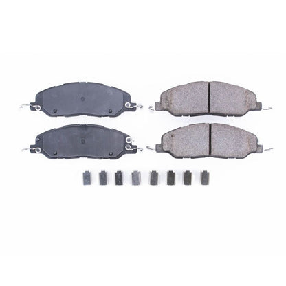 PowerStop Power Stop 11-14 Ford Mustang Front Z17 Evolution Ceramic Brake Pads w/Hardware