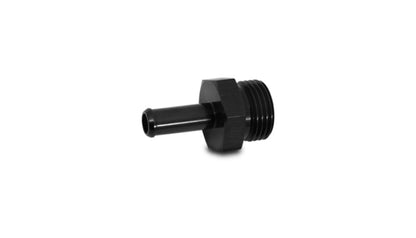 Vibrant 1.25in Hose Barb to 16 ORB Male w/ O-Ring - Black Anodized Aluminum