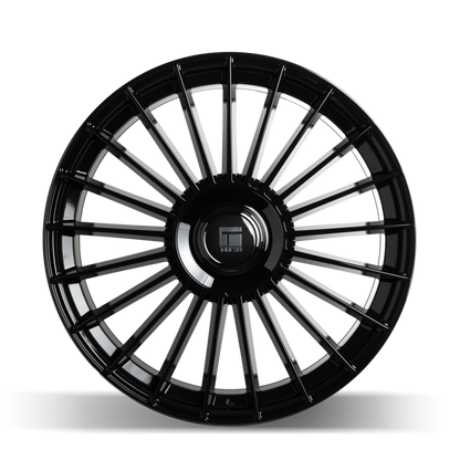 Touren 3610 TR10 22x9 / 5x114.3/127 BP / 35mm Offset / 78.3mm Hub Gloss Black Wheel