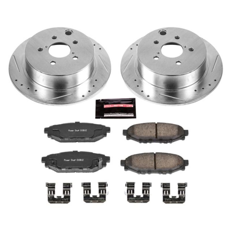 PowerStop Power Stop 16-18 Subaru Crosstrek Rear Z23 Evolution Sport Brake Kit
