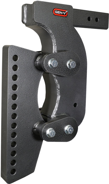 GEN-Y Hitch Gen-Y The Boss Torsion-Flex 2.5in Weight Distribution Shank 17.5in Drop 21K Hitch w/Stabilizer Kit