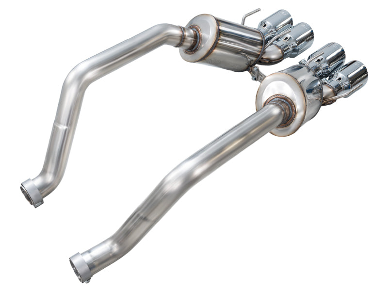 AWE Tuning C6 Chevrolet Corvette Z06/ZR1 Touring Edition Axle-Back Exhaust w/ Chrome Silver Tips