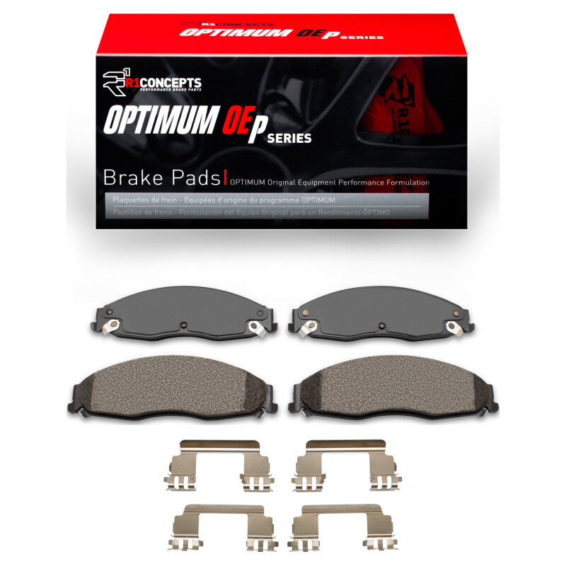 R1 Concepts R1 03-08 Cadillac CTS Front Optimum OE Pads & Hardware Kit