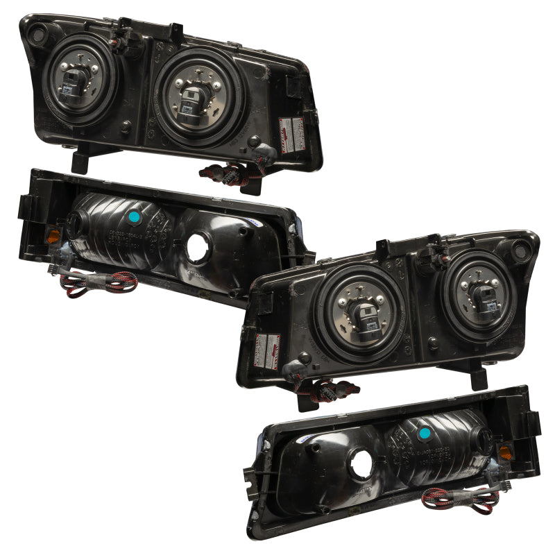 ORACLE Lighting Oracle 03-06 Chevy Silv Pre-Assembled Headlights w/ Parking Lights - w/ Simple Controller