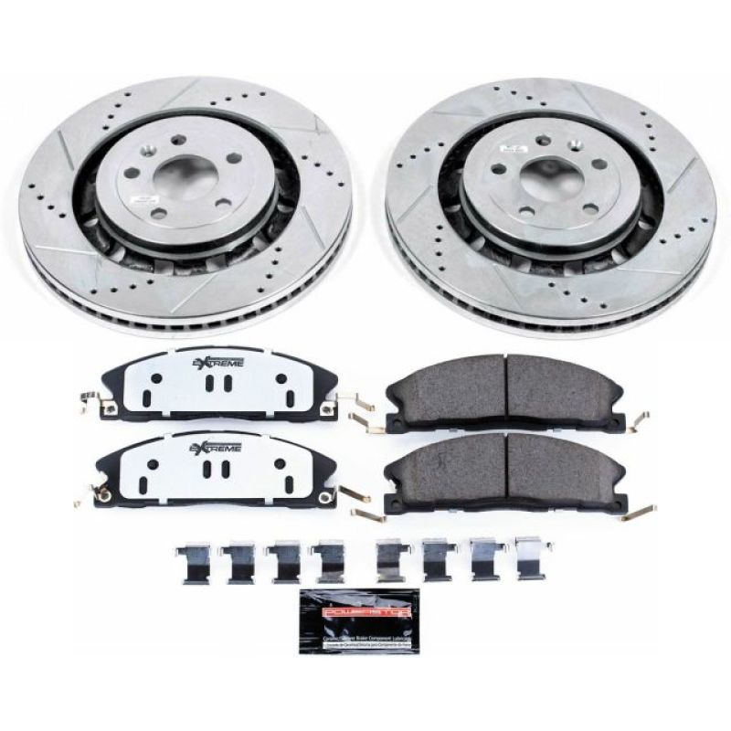 PowerStop Power Stop 13-19 Ford Explorer Front Z36 Truck & Tow Brake Kit