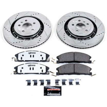 PowerStop Power Stop 13-19 Ford Explorer Front Z36 Truck & Tow Brake Kit