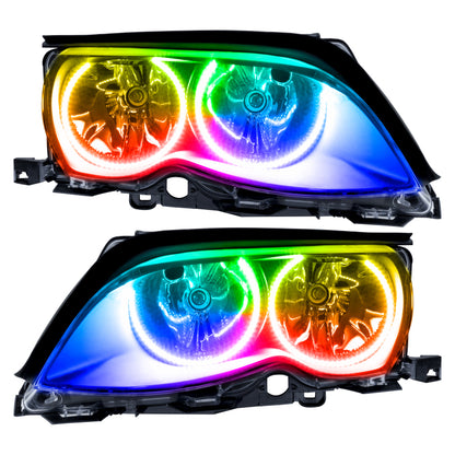 ORACLE Lighting Oracle 02-05 BMW 3 Series SMD HL - Black - ColorSHIFT w/o Controller