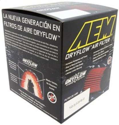 AEM Induction AEM Dryflow Air Filter Conical 5.5in Base OD x 4.75in Top OD x 5in Height