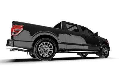 Rally Armor 21-26 Ford F-150 (Excl. Raptor) Black UR Mud Flap w/White Logo