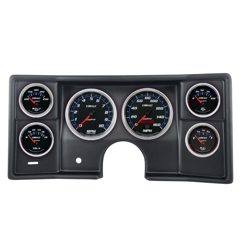 Autometer Cobalt Direct Fit Dash Kit 78-81 Malibu / El Camino / Montecarlo (2 x 5in. / 4 x 2-5/8in.)