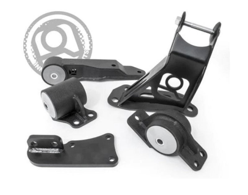 Innovative Mounts Innovative 00-07 Honda Insight K-Series Black Steel Mounts 75A Bushings (Auto to Manual)