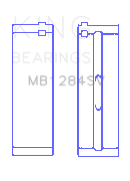 King Engine Bearings Mercedes Benz Om 651.911-913 Sputter Replace (Size +0.25mm) Main Bearing Set