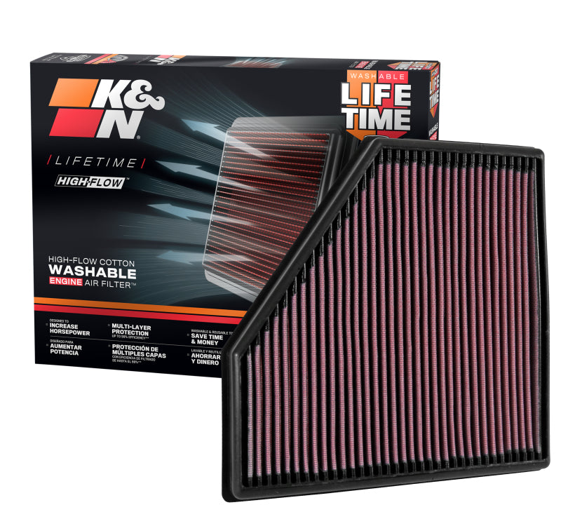 K&N Engineering K&N Replacement Air Filter 15-16 BMW 330I 2.0L