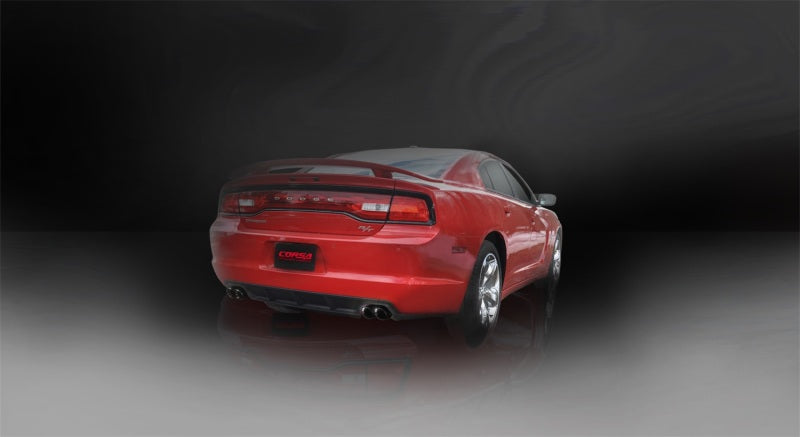 CORSA Performance Corsa 2011-2014 Dodge Charger R/T 5.7L V8 Black Xtreme Cat-Back Exhaust