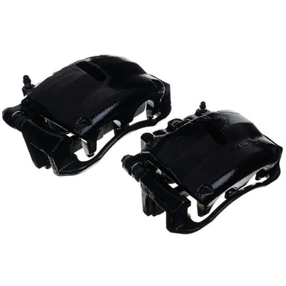 PowerStop Power Stop 04-05 Ford F-150 Front Black Caliper - Pair w/Bracket