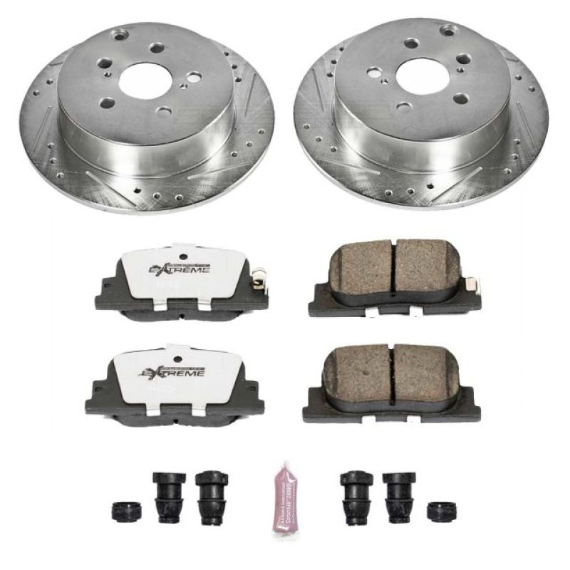 PowerStop Power Stop 05-10 Scion tC Rear Z26 Street Warrior Brake Kit