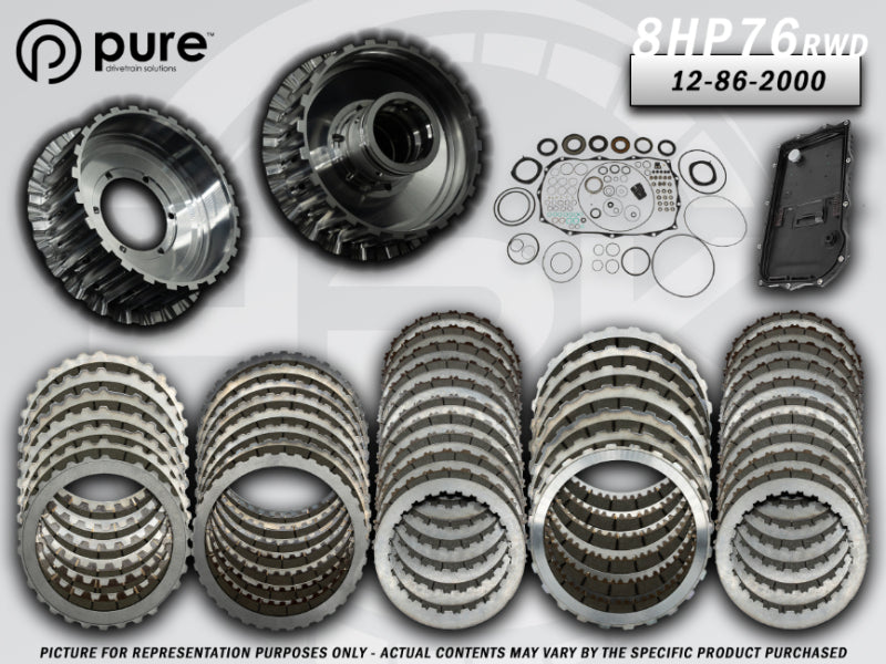 Pure Drivetrain Solutions Pure Drivetrain 8HP76 High Performance Transmission Hard Parts Kit - RWD - Stage 2