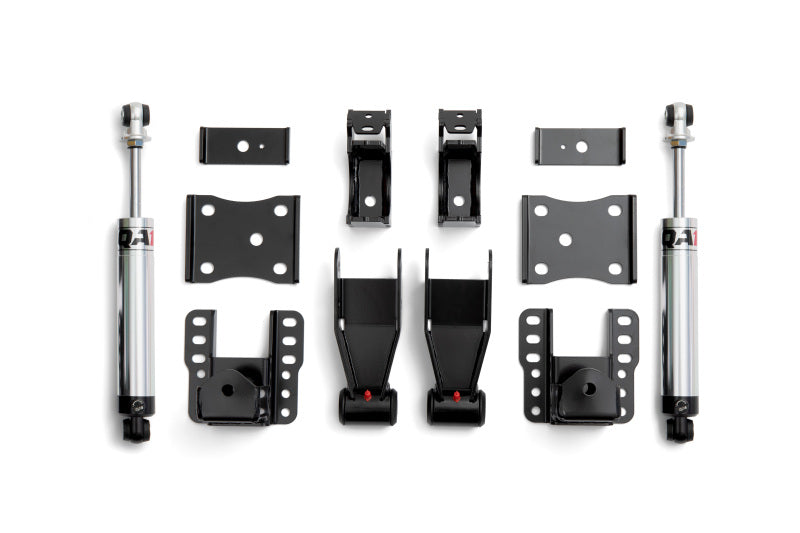 QA1 07-16 Chevrolet Silverado 4WD Lowering Kit w/ Spindles Single Adjustable 4in-6in