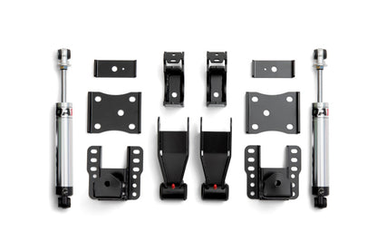QA1 07-16 Chevrolet Silverado 4WD Lowering Kit w/ Spindles Single Adjustable 4in-6in