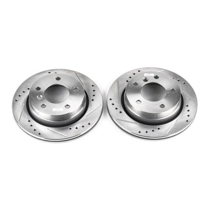 PowerStop Power Stop 2000 BMW 323Ci Rear Evolution Drilled & Slotted Rotors - Pair