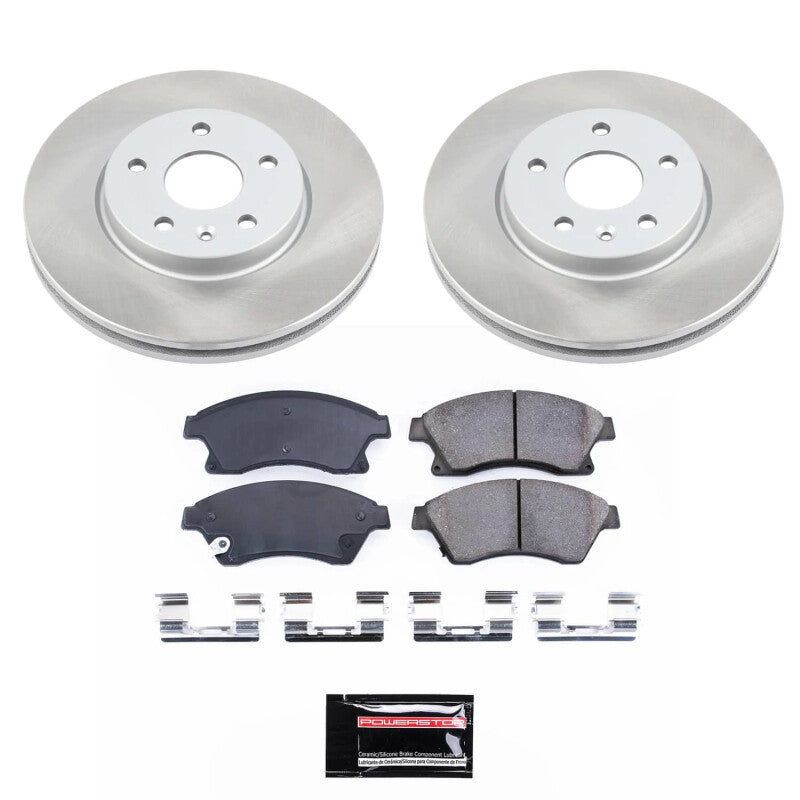 PowerStop Power Stop 12-17 Chevrolet Sonic Front Semi-Coated Rotor Kit