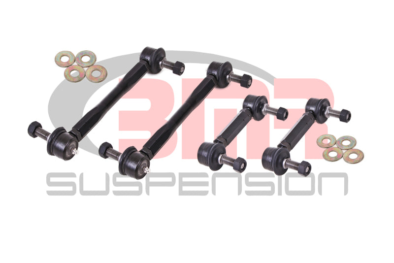 BMR Suspension BMR 15-17 S550 Mustang Front and Rear Sway Bar End Link Kit - Black