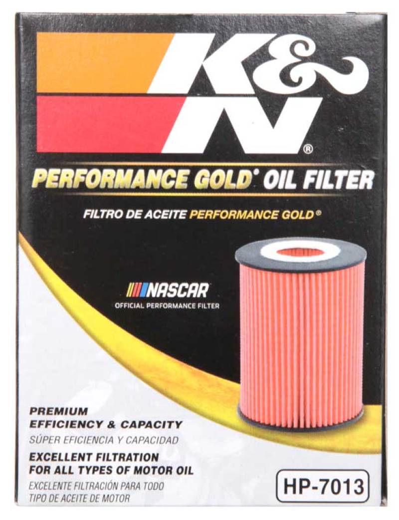 K&N Engineering K&N 07-09 Mazdaspeed3 Performance Gold Oil Filter (OEM style cartridge filter)