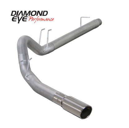 Diamond Eye Performance Diamond Eye KIT 4in DPF-BACK SGL AL 08-09 6 4L F250/F350 PCKGD BX46X14X14OD EL-PL 44inX13 5inX13 5in
