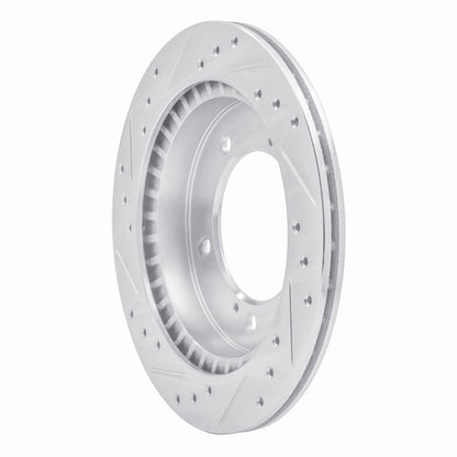 R1 Concepts R1 91-98 Chevrolet Tracker Front Right Drilled & Slotted Silver Brake Rotor