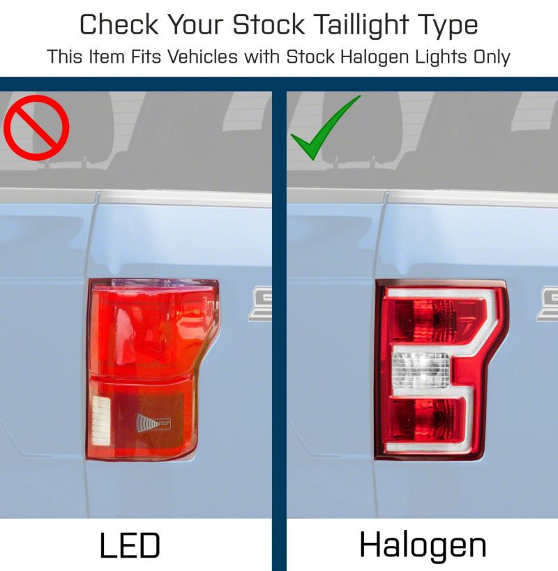 Raxiom 18-20 Ford F-150 LED Tail Lights- Black Housing (Clear Lens)