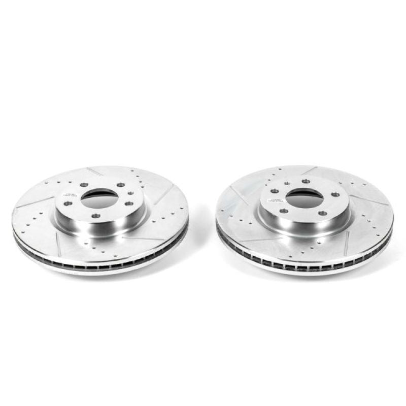 PowerStop Power Stop 13-19 Ford Fusion Front Evolution Drilled & Slotted Rotors - Pair