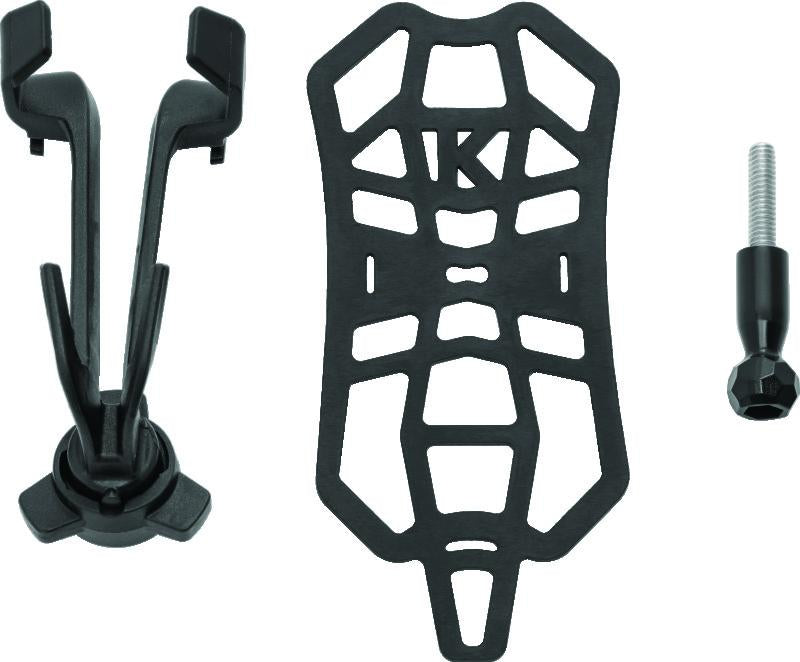Kuryakyn Free-Flex Device Holder Perch Screw Mount Black