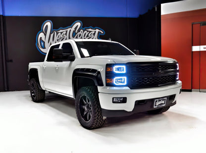 ORACLE Lighting Oracle Chevy Silverado 14-15 Halo Kit Non-Projector Style - ColorSHIFT w/o Controller