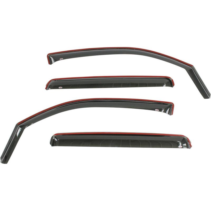 Westin 2016-2018 Toyota Tacoma Double Cab 4dr In-Channel Wind Deflector 4pc - Smoke