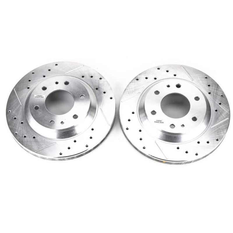 PowerStop Power Stop 04-05 Buick Rainier Front Evolution Drilled & Slotted Rotors - Pair