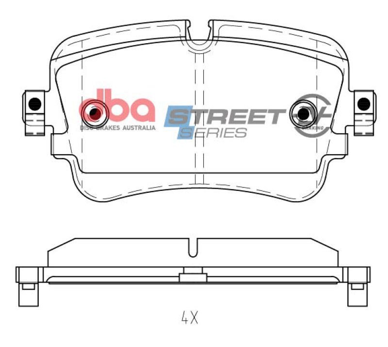 DBA 19-21 Audi A8 Quattro Rear SSEV Street Series Brake Pads