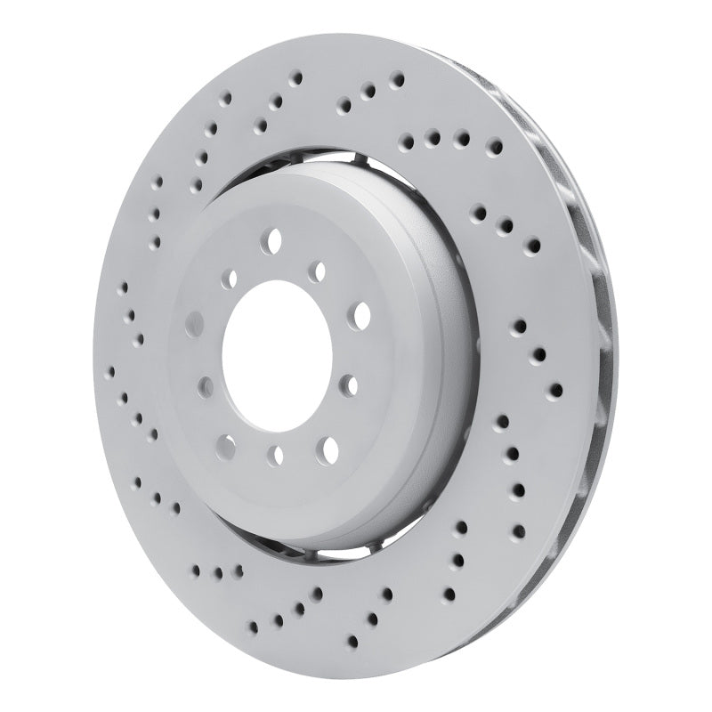 DFC 06-08 BMW Z4 Left Front Drilled Hi-Carbon Alloy Geomet Coated Rotor