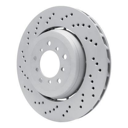 DFC 06-08 BMW Z4 Left Front Drilled Hi-Carbon Alloy Geomet Coated Rotor
